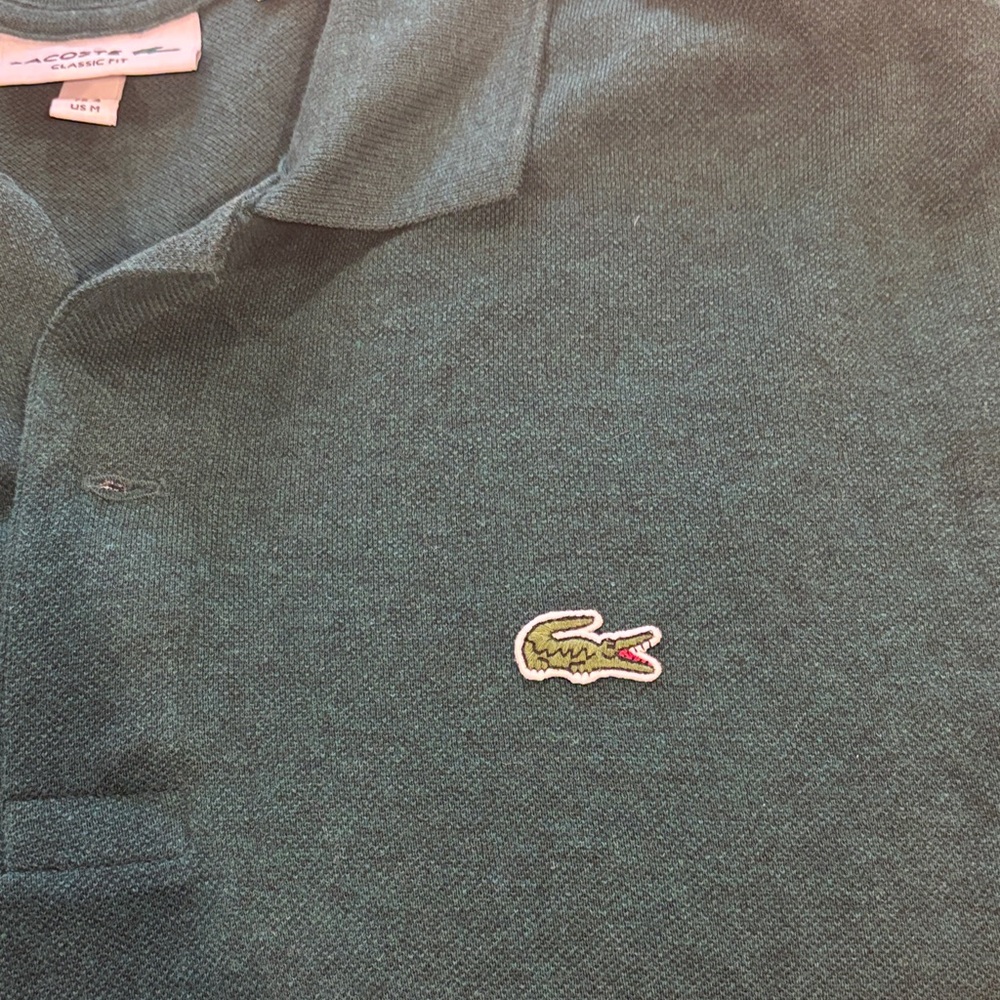 Lacoste Men's Polo in Deep Green - Picture 3 of 4